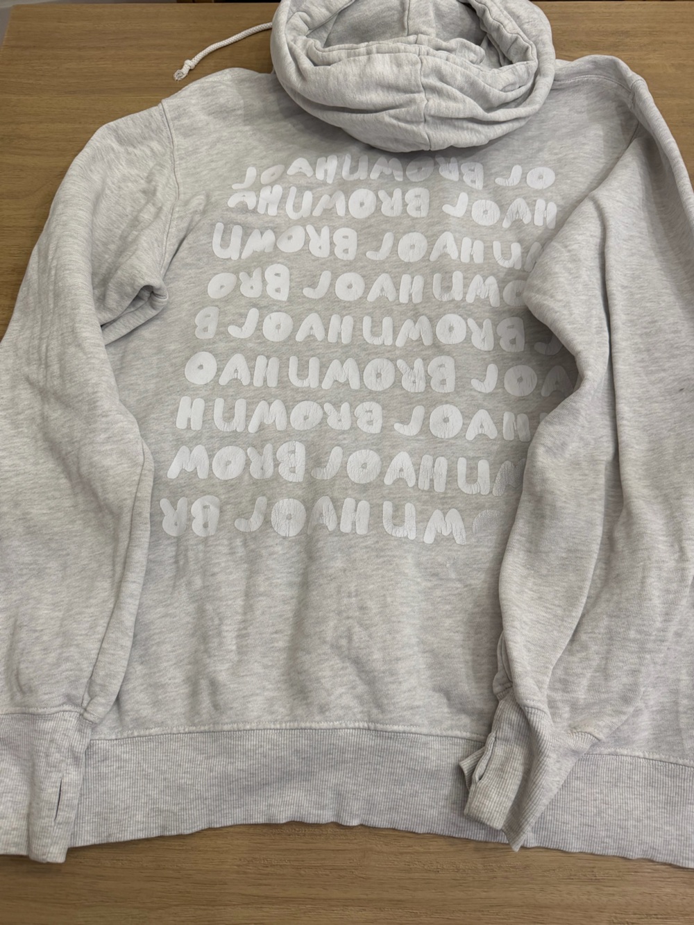 Joah brown pear gray limited edition repeat logo empire hoodie